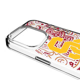 University of Southern California Trojans Paisley Clear Phone Case for Apple iPhone