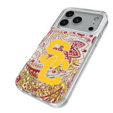 University of Southern California Trojans Paisley Glitter Phone Case for Apple iPhone