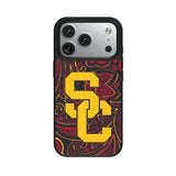 University of Southern California Trojans Paisley MagSafe Compatible Phone Case for Apple iPhone
