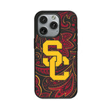 University of Southern California Trojans Paisley MagSafe Compatible Phone Case for Apple iPhone