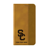 University of Southern California Trojans Personalized Burn Folio Phone Case for Samsung Galaxy
