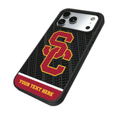 University of Southern California Trojans Personalized EndZone Plus Bump Phone Case for Apple iPhone