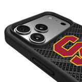 University of Southern California Trojans Personalized EndZone Plus Bump Phone Case for Apple iPhone