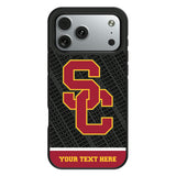 University of Southern California Trojans Personalized EndZone Plus Bump Phone Case for Apple iPhone
