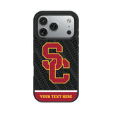 University of Southern California Trojans Personalized EndZone Plus Bump Phone Case for Apple iPhone