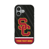 University of Southern California Trojans Personalized EndZone Plus Bump Phone Case for Apple iPhone