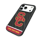 University of Southern California Trojans Personalized EndZone Plus Bump Phone Case for Apple iPhone