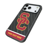 University of Southern California Trojans Personalized EndZone Plus Bump Phone Case for Apple iPhone