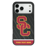 University of Southern California Trojans Personalized EndZone Plus Bump Phone Case for Apple iPhone