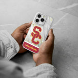 University of Southern California Trojans Personalized EndZone Plus Glitter Phone Case for Apple iPhone
