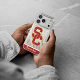 University of Southern California Trojans Personalized EndZone Plus Glitter Phone Case for Apple iPhone