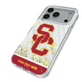 University of Southern California Trojans Personalized EndZone Plus Glitter Phone Case for Apple iPhone