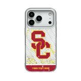 University of Southern California Trojans Personalized EndZone Plus Glitter Phone Case for Apple iPhone