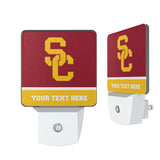 University of Southern California Trojans Personalized Endzone Solid Night Light 2-Pack