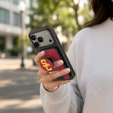 University of Southern California Trojans Personalized Endzone Solid PopSockets MagSafe-Compatible PopWallet+