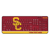 University of Southern California Trojans Personalized Endzone Solid Wireless USB Keyboard