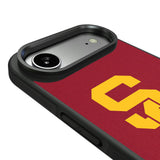 University of Southern California Trojans Personalized Stripe Bump Phone Case for Apple iPhone