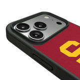 University of Southern California Trojans Personalized Stripe Bump Phone Case for Apple iPhone