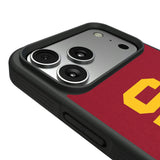 University of Southern California Trojans Personalized Stripe Bump Phone Case for Apple iPhone