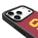 University of Southern California Trojans Personalized Stripe Bump Phone Case for Apple iPhone