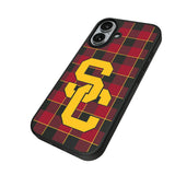 University of Southern California Trojans Plaid MagSafe Compatible Phone Case for Apple iPhone