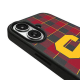 University of Southern California Trojans Plaid MagSafe Compatible Phone Case for Apple iPhone