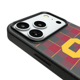University of Southern California Trojans Plaid MagSafe Compatible Phone Case for Apple iPhone