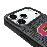 University of Southern California Trojans Text Backdrop MagSafe Compatible Phone Case for Apple iPhone