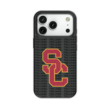 University of Southern California Trojans Text Backdrop MagSafe Compatible Phone Case for Apple iPhone