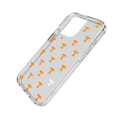 University of Tennessee Volunteers Fashion Pattern Clear Phone Case for Apple iPhone