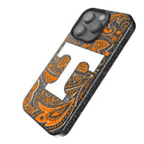 University of Tennessee Volunteers Paisley Black Bling Phone Case for Apple iPhone