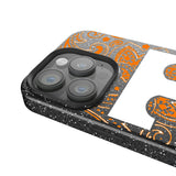 University of Tennessee Volunteers Paisley Black Bling Phone Case for Apple iPhone