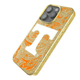 University of Tennessee Volunteers Paisley Bling Phone Case for Apple iPhone