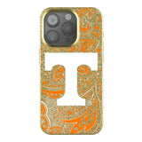 University of Tennessee Volunteers Paisley Bling Phone Case for Apple iPhone