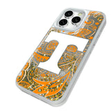 University of Tennessee Volunteers Paisley Glitter Phone Case for Apple iPhone