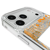 University of Tennessee Volunteers Paisley Glitter Phone Case for Apple iPhone