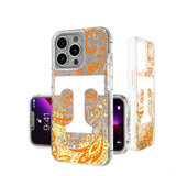 University of Tennessee Volunteers Paisley Glitter Phone Case for Apple iPhone
