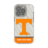University of Tennessee Volunteers Personalized EndZone Plus Clear Phone Case for Apple iPhone