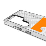 University of Tennessee Volunteers Personalized EndZone Plus Clear Phone Case for Samsung Galaxy