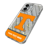 University of Tennessee Volunteers Personalized EndZone Plus Glitter Phone Case for Apple iPhone