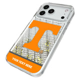 University of Tennessee Volunteers Personalized EndZone Plus Glitter Phone Case for Apple iPhone