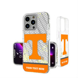 University of Tennessee Volunteers Personalized EndZone Plus Glitter Phone Case for Apple iPhone