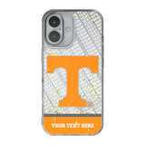 University of Tennessee Volunteers Personalized EndZone Plus Glitter Phone Case for Apple iPhone