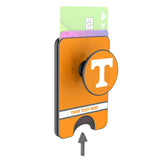 University of Tennessee Volunteers Personalized Endzone Solid PopSockets MagSafe-Compatible PopWallet+