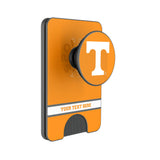 University of Tennessee Volunteers Personalized Endzone Solid PopSockets MagSafe-Compatible PopWallet+