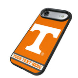 University of Tennessee Volunteers Personalized Stripe Bump Phone Case for Apple iPhone