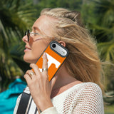 University of Tennessee Volunteers Personalized Stripe Bump Phone Case for Apple iPhone