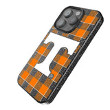 University of Tennessee Volunteers Plaid Black Bling Phone Case for Apple iPhone