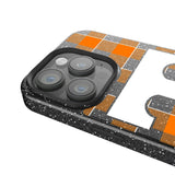 University of Tennessee Volunteers Plaid Black Bling Phone Case for Apple iPhone