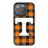 University of Tennessee Volunteers Plaid Black Bling Phone Case for Apple iPhone
